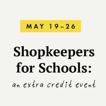 Shopkeepers for Schools: An Extra Credit Event for Alexandria’s schools