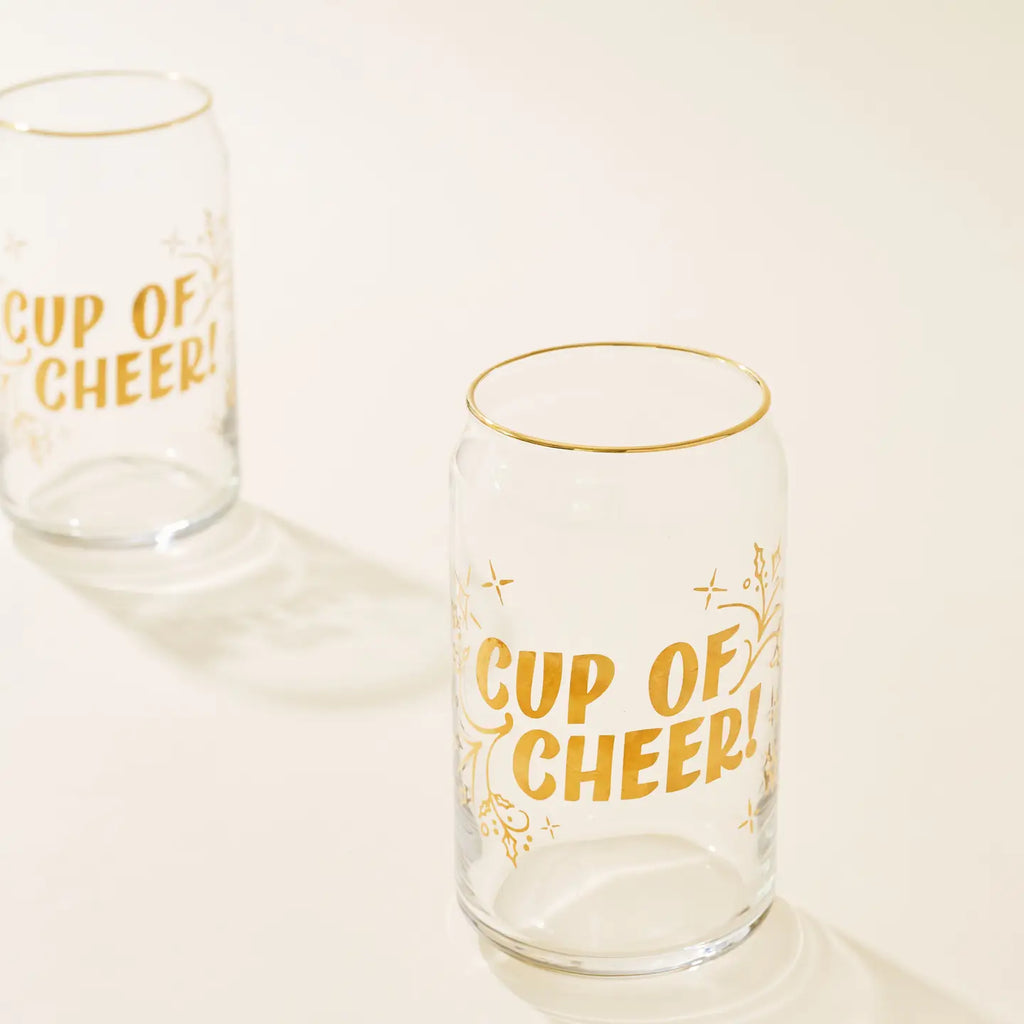 Cup of Cheer Glass - Red Barn Mercantile - Old Town Alexandria