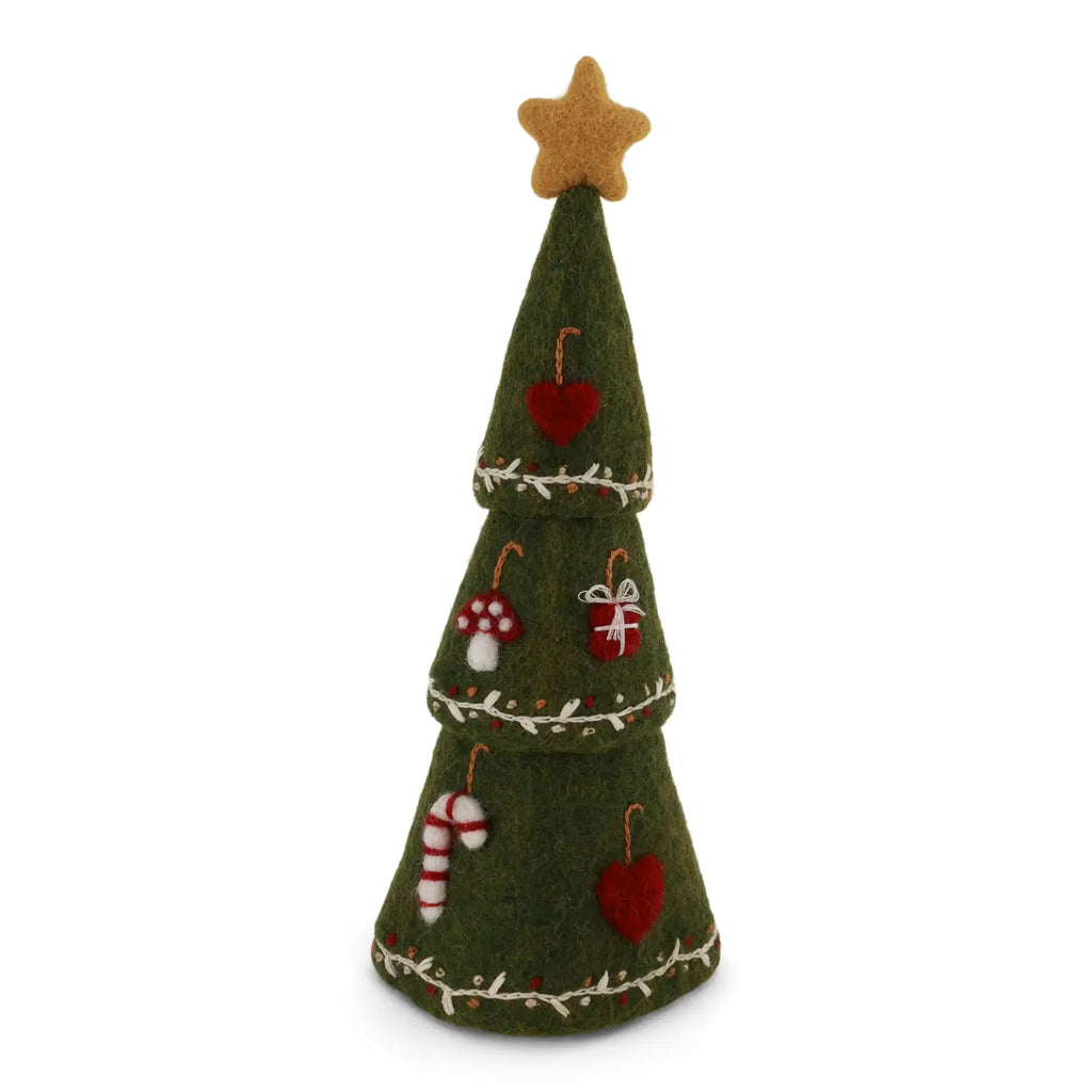 Green Christmas Tree Set - Red Barn Mercantile - Old Town Alexandria