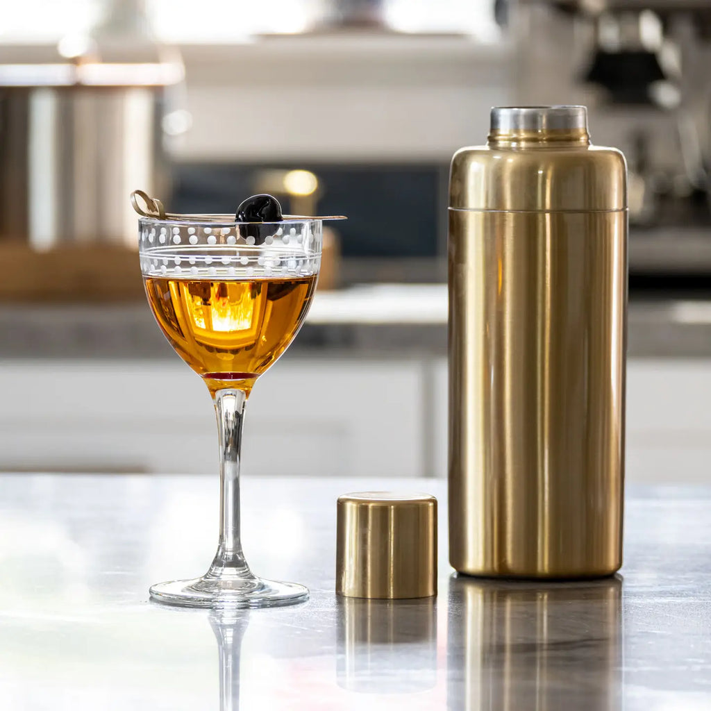Mid-Century Modern Cocktail Glass - Red Barn Mercantile - Old Town ...