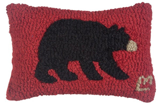 Black Bear Mini Pillow