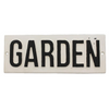 Cast Iron Garden Sign