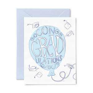 Grad Balloon Card
