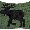 Moose on Green Mini Pillow