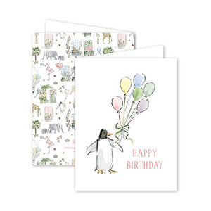 Zoo in the City Birthday Card