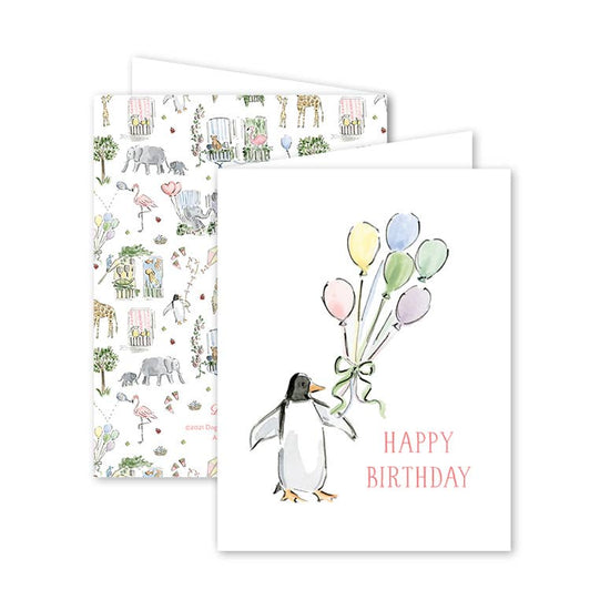 Zoo in the City Birthday Card