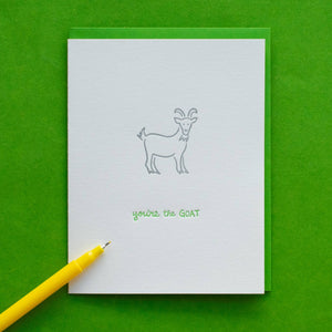 You're the Goat Card
