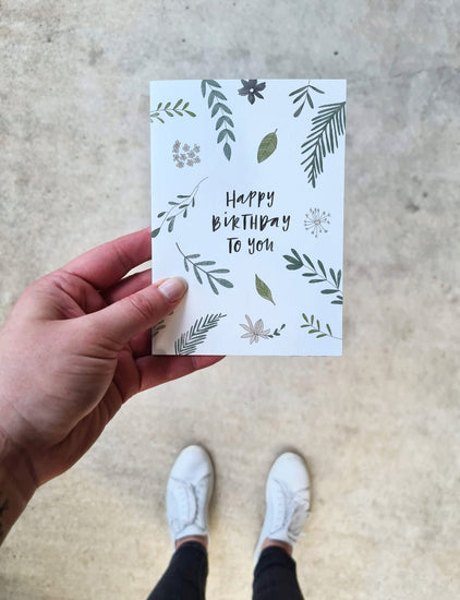 Botanic Birthday Card