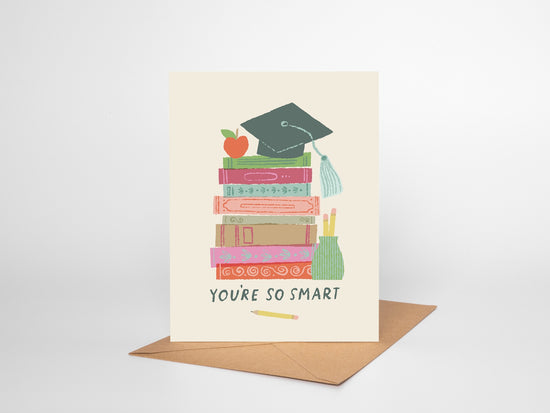 You're So Smart Grad Card