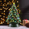 18" Nostalgic Green Ceramic Tree