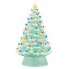 18" Nostalgic Seafoam Ceramic Tree