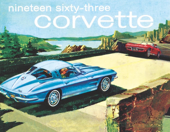 1963 Corvette Mini 100 Piece Puzzle