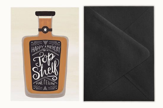 Top Shelf Birthday Card
