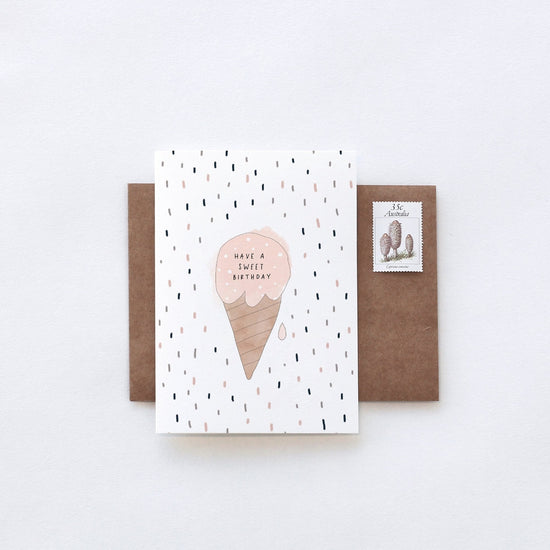 Sweet Birthday Ice Cream Card