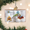 Cinderella Book Ornament