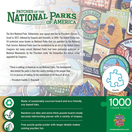 Patches of the National Parks Puzzle