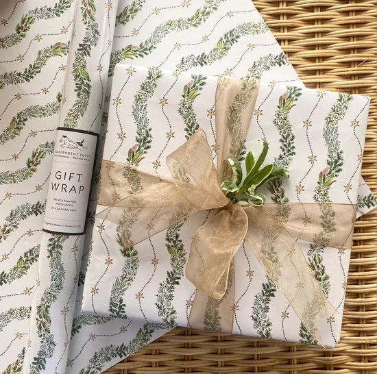 Holiday Greens Holiday Gift Wrap