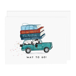 Way To Go Owls Graduation Card
