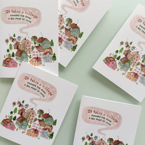 It Takes a Village Card