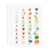 Baby Weekly Growth Card