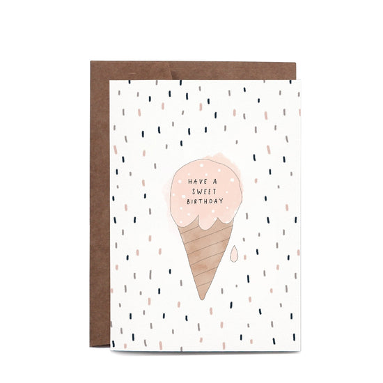 Sweet Birthday Ice Cream Card