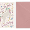 Unicorn Birthday Card