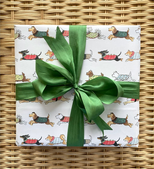 Holiday Pups Holiday Gift Wrap