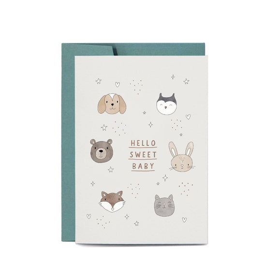 Sweet Baby Animals Card
