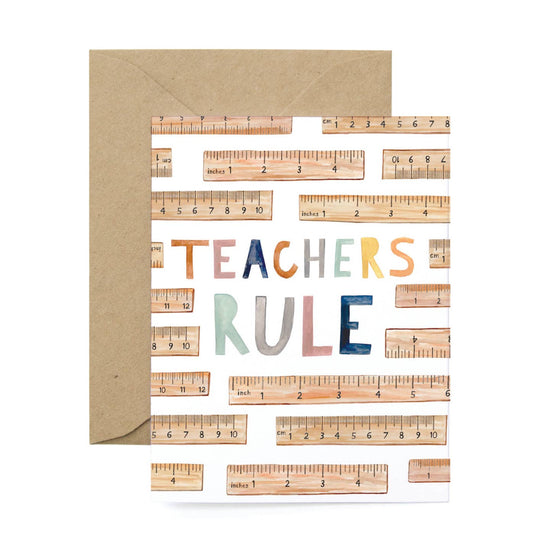 Teachers Rule Card