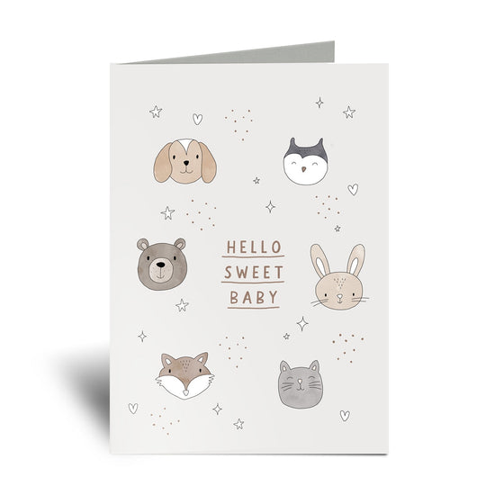 Sweet Baby Animals Card