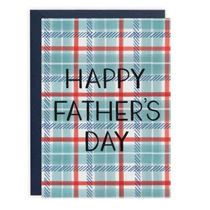 Dad Plaid Father's Day Card
