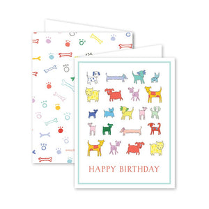 Puppy Party Birthday Card