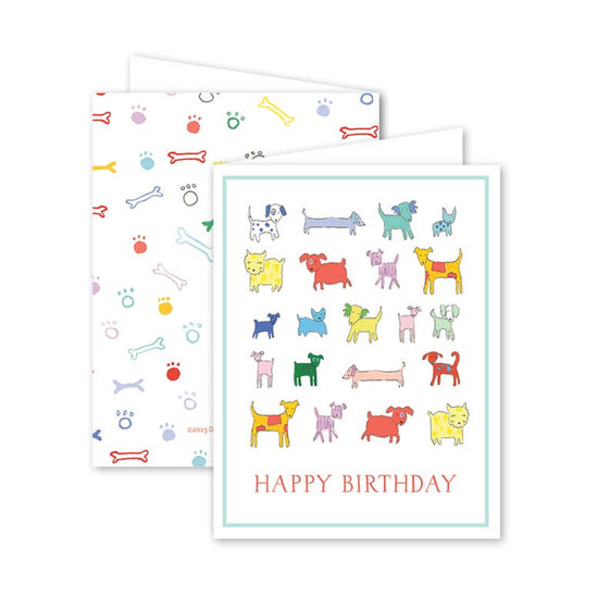Puppy Party Birthday Card
