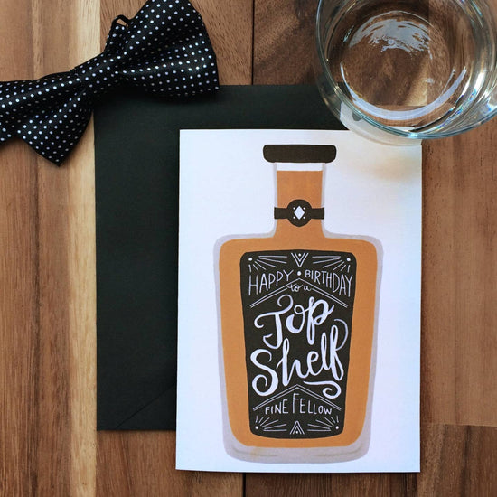 Top Shelf Birthday Card