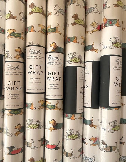 Holiday Pups Holiday Gift Wrap