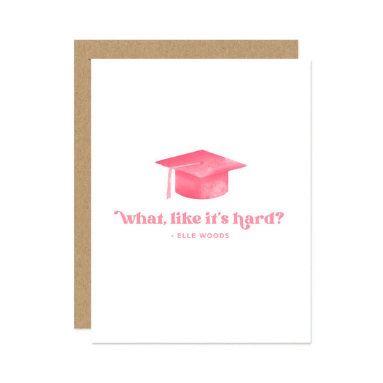 Elle Woods Grad Card