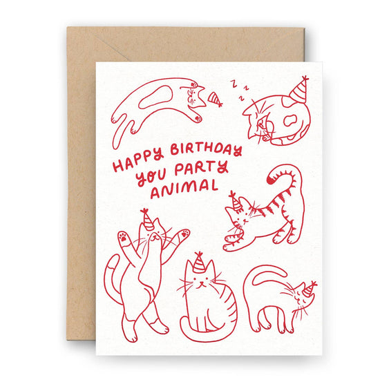 Party Cats Birthday Card
