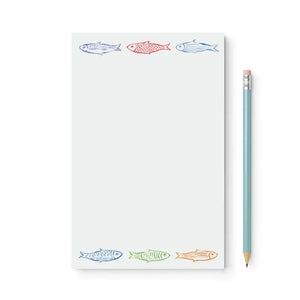 Rainbow Fish Notepad
