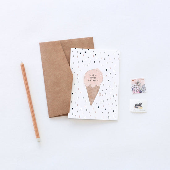 Sweet Birthday Ice Cream Card