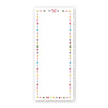 Pom Pom Party Skinny Notepad