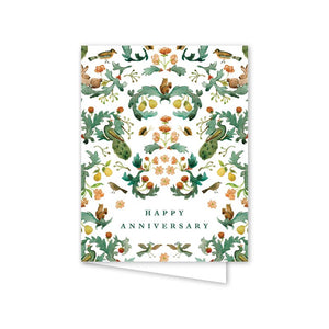 Garden Tapestry Anniversary Card