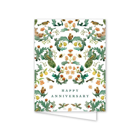 Garden Tapestry Anniversary Card