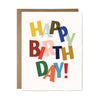 Colorful Happy Birthday Card