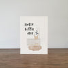 Baby Crib Greeting Card