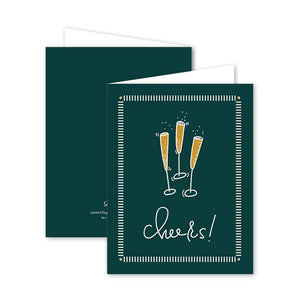 Champagne Toast Cheers Card