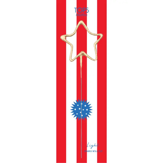 Gold Star Sparkler Wand