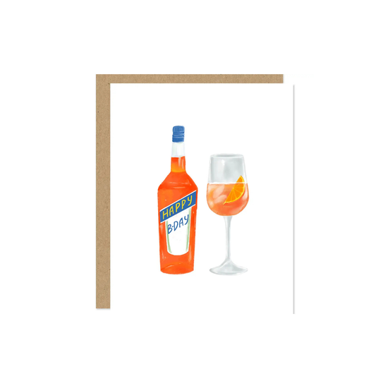 Aperol Spritz Birthday Card