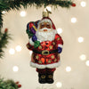 African American Santa Ornament