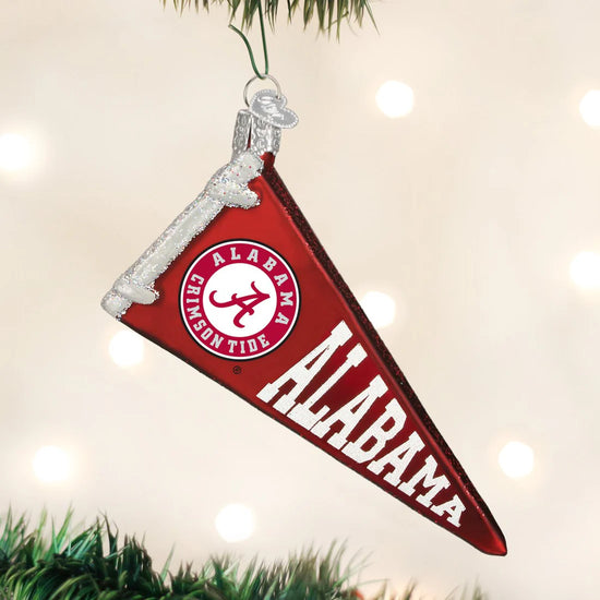 Univ of Alabama Pennant Ornament