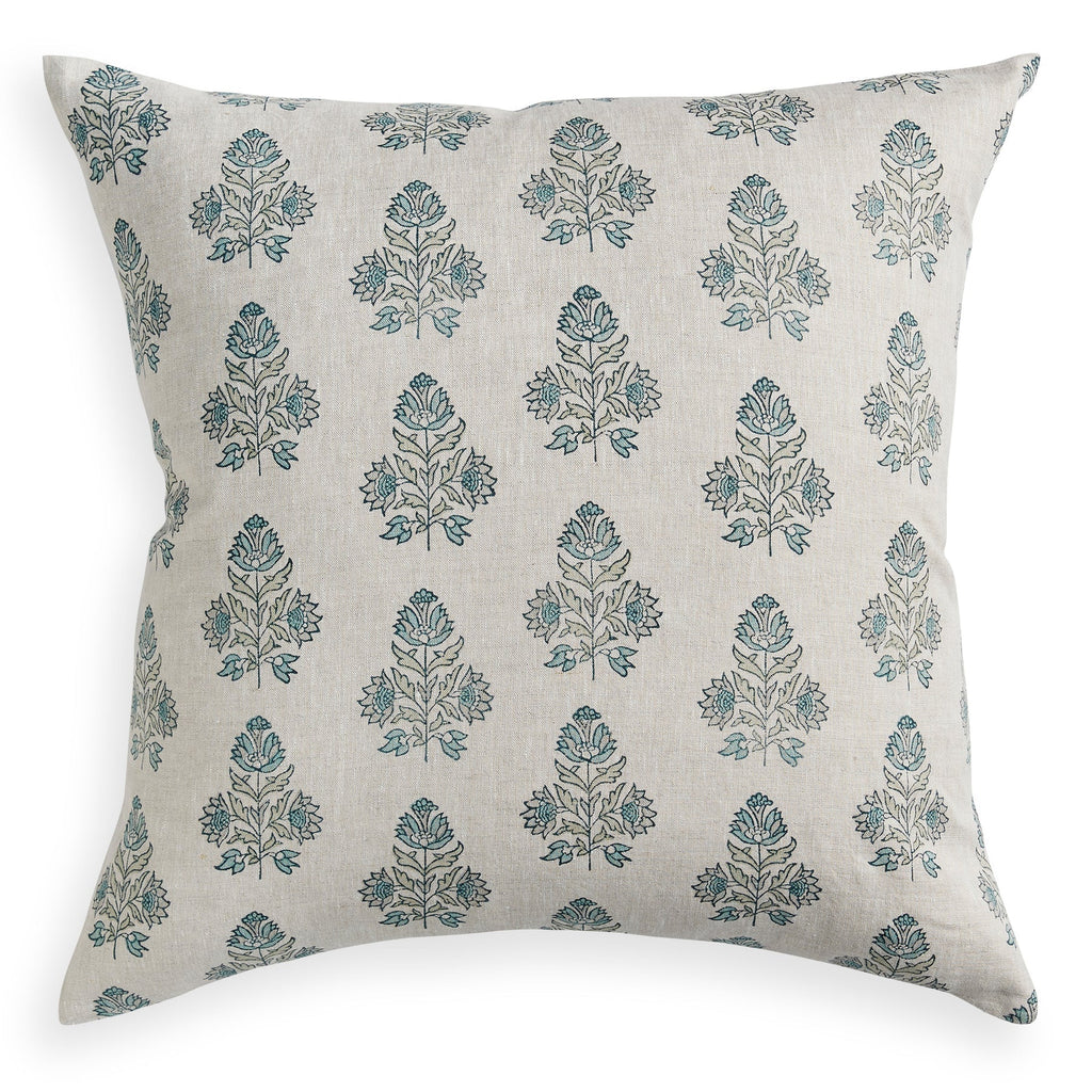 Ankara Cenote Linen Pillow